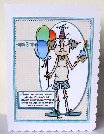 Gus is Officially Old Quick Card by Margaret McCartney