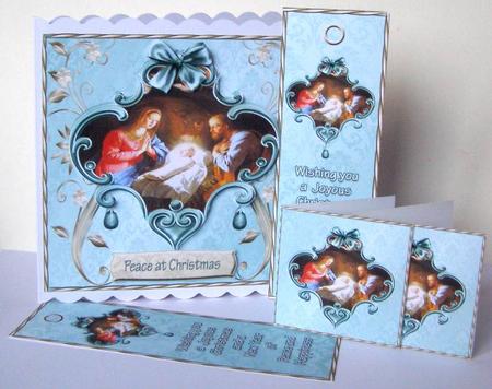 Vintage Nativity Scene by Margaret McCartney