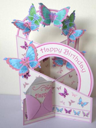 Beautiful Butterflies Cascade Deluxe by Margaret McCartney