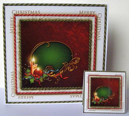 7.5" Card Topper & Gifttag Christmas 8 by Margaret McCartney
