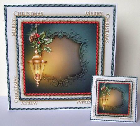 7.5" Card Topper & Gifttag Christmas 9 by Margaret McCartney