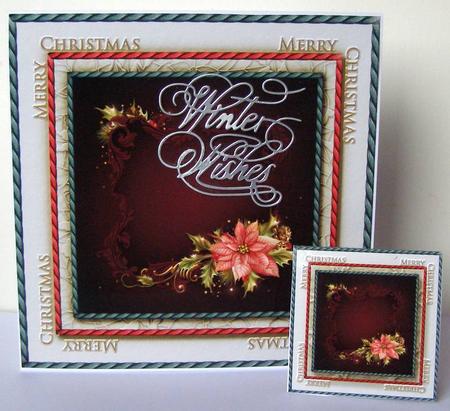 7.5" Card Topper & Gifttag Christmas 10 by Margaret McCartney