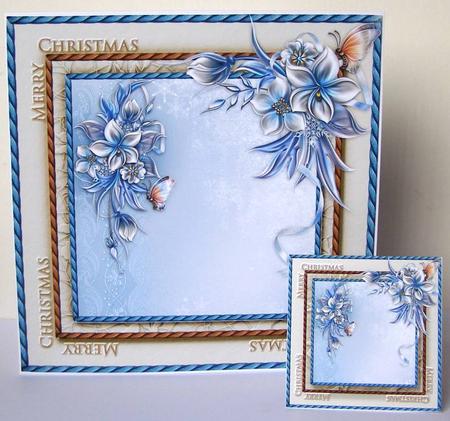 7.5" Card Topper & Gifttag Christmas 16 by Margaret McCartney