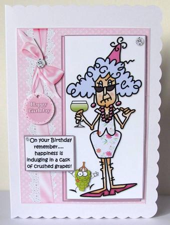 Stella Birthday Happiness Quick Card by Margaret McCartney