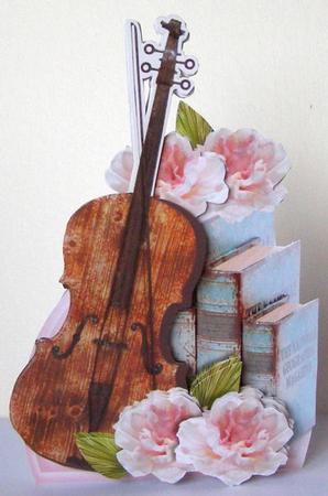 Shaped Card Mini-kit - Sweet Music by Margaret McCartney
