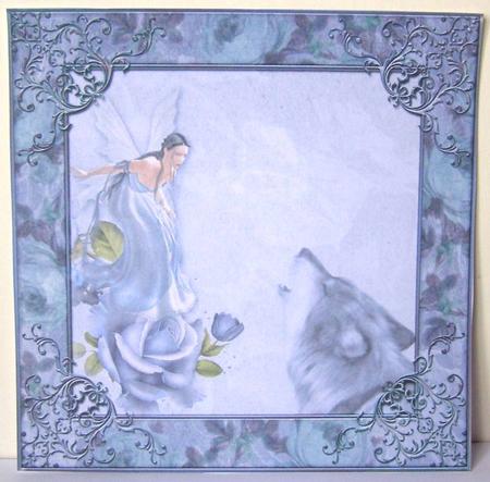 Fairy & the Wolf Blank Insert by Margaret McCartney