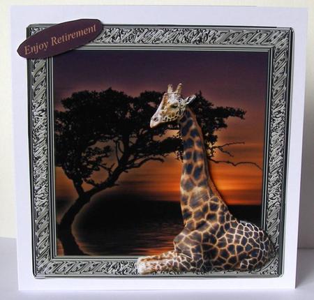 Peaceful Sunset Topper with Decoupage by Margaret McCartney