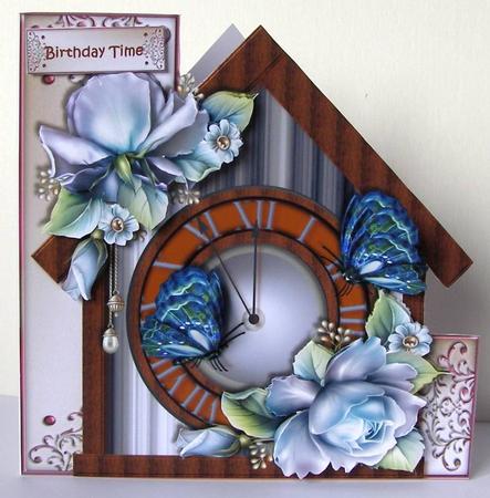 Clock House Roses& Butterflies Minikit by Margaret McCartney