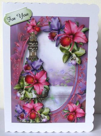 Tall Perfume Bottle - the Scent of the Orchid by Margaret McCartney