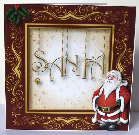 'santa' in Red by Margaret McCartney