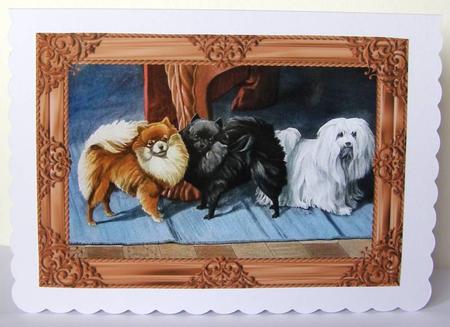 Cute Dogs A4 by Margaret McCartney