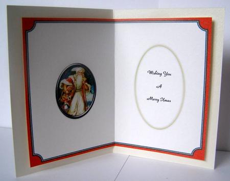 Santa Xmas Insert by Margaret McCartney