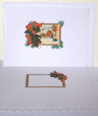 Framed Vintage Stagecoach Insert by Margaret McCartney