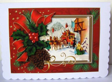 Framed Vintage Stagecoach by Margaret McCartney