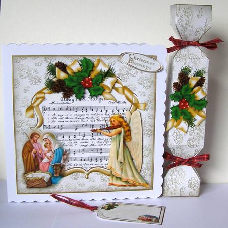 8x8 Away in a Manger Mini Kit by Margaret McCartney