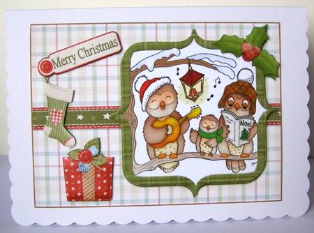 Happy "hoolidays" Quick Card by Margaret McCartney