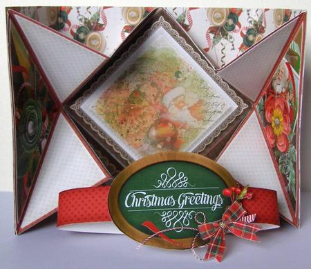 Pop Out Card Traditionally Christmas by Margaret McCartney