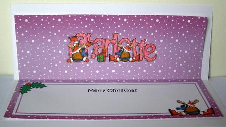 Xmas Charlotte Rudolph Matching Large Dl Insert by Margaret McCartney