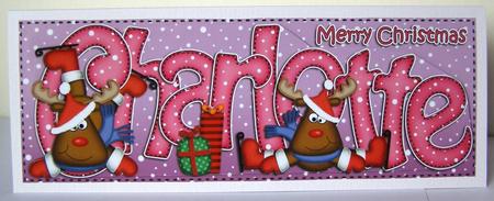 Xmas Charlotte Rudolph Large Dl & 3D Decoupage by Margaret McCartney