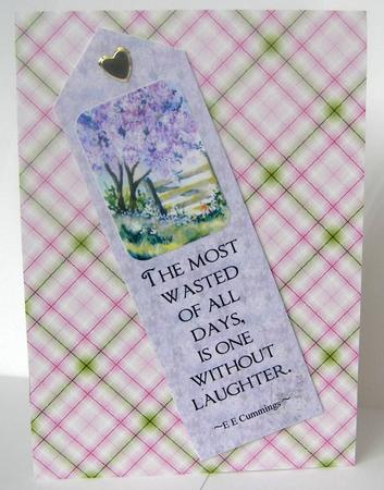 Well Plaid Spring Paper 6 by Margaret McCartney