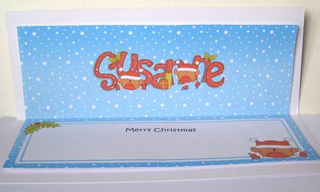 Large Dl Xmas Susanne Robins Matching Insert by Margaret McCartney