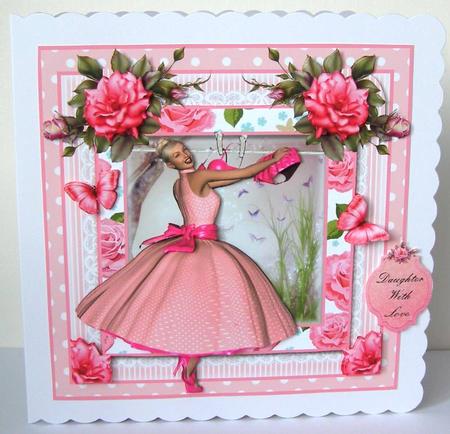 Beautiful Wash Day Card Front Kit by Margaret McCartney
