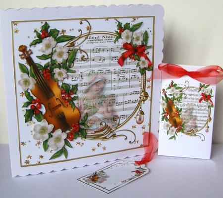 8x8 Winter Melody Silent Night Mini Kit by Margaret McCartney