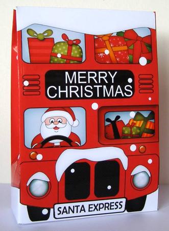 3D Christmas Santa Express Gift Bag Mini Kit by Margaret McCartney