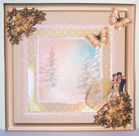 Insert to Compliment Winter Wedding in Gold by Margaret McCartney