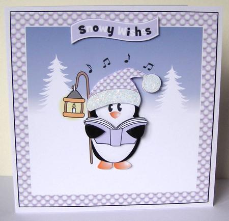 Singing Penguin Topper by Margaret McCartney