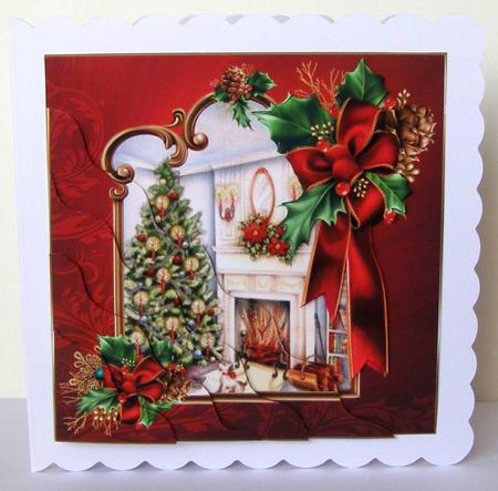 The Christmas Fireside Side Stacker by Margaret McCartney