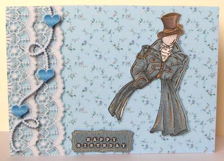 Copper Hearts Backing Paper 7 by Margaret McCartney