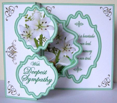 Fold Back Pop-up - Deepest Sympathy by Margaret McCartney