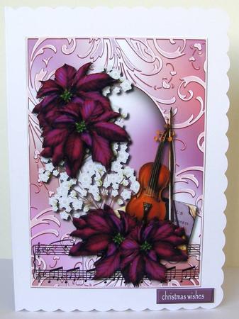 Christmas Poinsettias & Music by Margaret McCartney