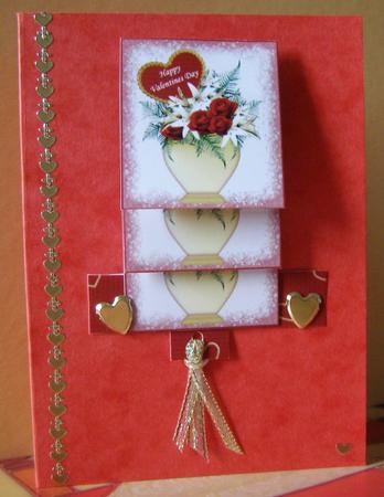 Valentines Day Bouquet- Waterfall by Margaret McCartney