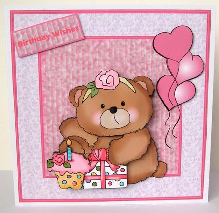 Bear Cup Cake Mini Kit by Margaret McCartney