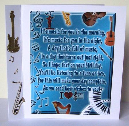 Two Music Verse Toppers by Margaret McCartney