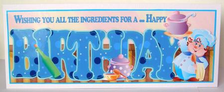 Chef Fun Birthday Large Dl Kit for Any Person by Margaret McCartney