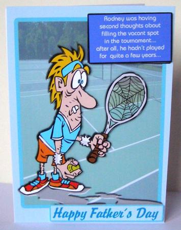 Rodney's Tennis Dilemma - Birthday,fathers Day, Any Occasion by Margaret McCartney