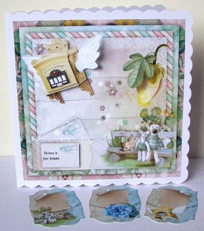 You Are in My Dreams Cardtopper with Inlet 122 by Margaret McCartney