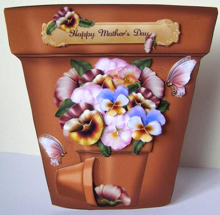 A Pot of Pansies by Margaret McCartney