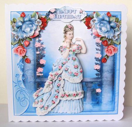 Victorian Lady Rose Covered Gown Mini Kit by Margaret McCartney