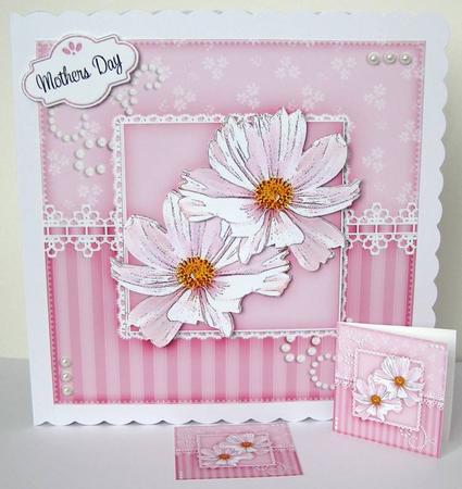 8x8 Flowers & Lace a Touch of Elegance Mini Kit 3D Decoupage by Margaret McCartney