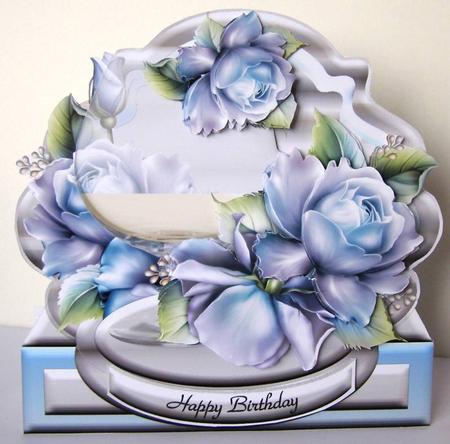 Celebratory Month - Porcelain Roses by Margaret McCartney