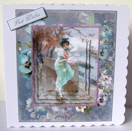 Misty Morning Boardwalk Topper with Pyramid Layers by Margaret McCartney