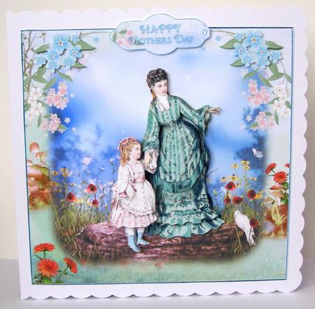 Victorian Mother and Daughter Mini Kit by Margaret McCartney
