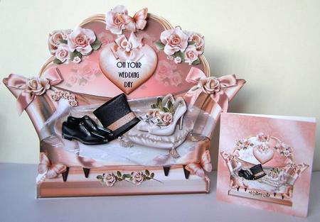 Beautiful the Wedding Seat Shaped Card Kit by Margaret McCartney