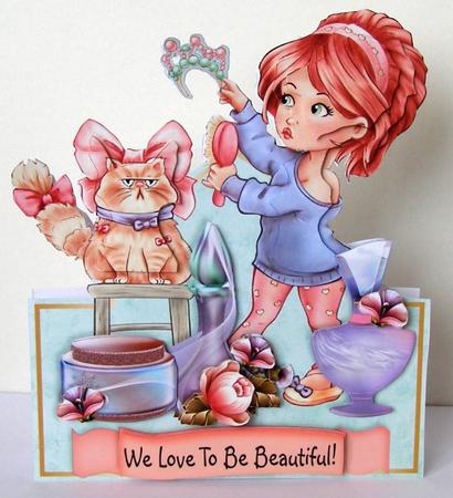 Little Cuties Shaped Mini-kit - We Love to Be Beautiful! by Margaret McCartney