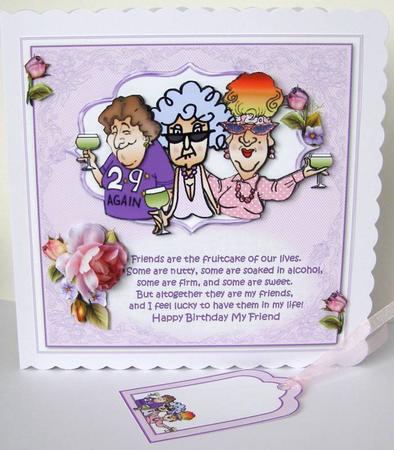 8x8 Stella and Her Fruitcake Friends Mini Kit by Margaret McCartney