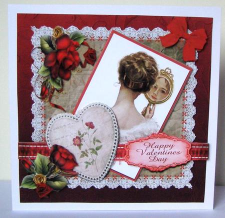Harrison Fisher Valentine - Birthday Card Mini Kit by Margaret McCartney